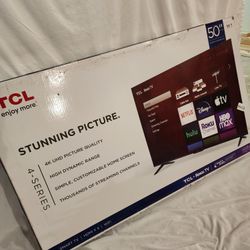 50" Inch Smart TV - BRAND NEW TCL ROKU