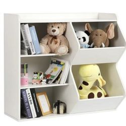 Kid book and toy organizer