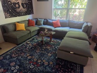 Organic cotton sectional