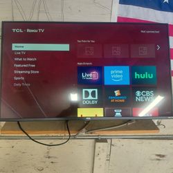 43 Inch Roku Smart TV. With Remote Works Perfect.  