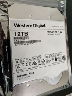WD 12TB desktop hard drive