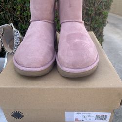UGG Boots Pink Bailey Bow ll