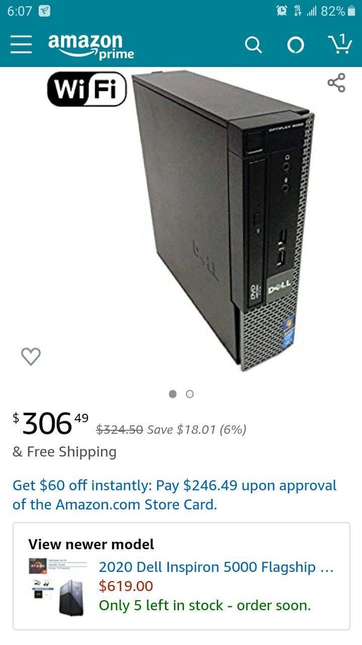 Dell optiplex i7 9020 small form windows 10 pro- renewed