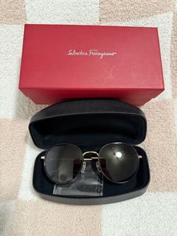 Salvatore Ferragmo Round Sunglasses