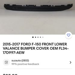 2015-2017 Ford F-150 (FRONT LOWER VALANCE)