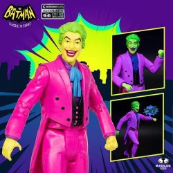 McFarlane Retro joker Classic Black Light Gold Label  Action Figure Entertainment Earth Exclusive
