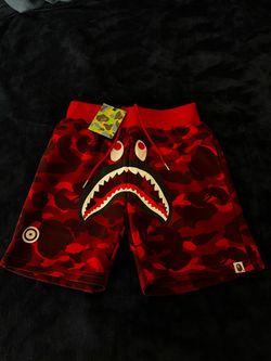 BAPE Shorts Red Camo