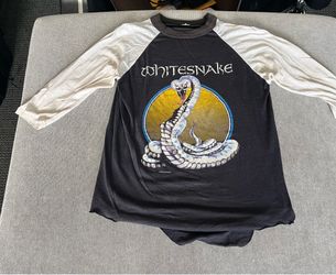 Vintage WhiteSnake Baseball T 1987 American Tour Shirt
