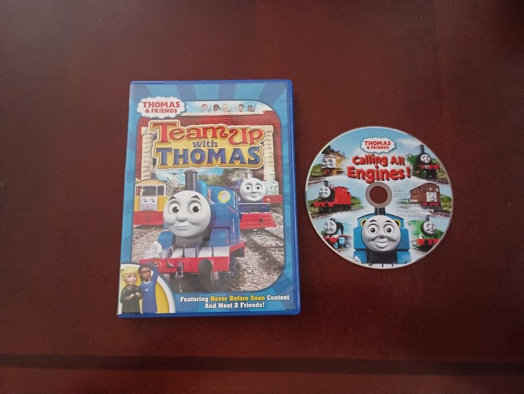 3/$10 🌟 Lot of 2 Thomas the Train & Friends Kids Movies DVDs
Team Up with Thomas and Calling All Engines!