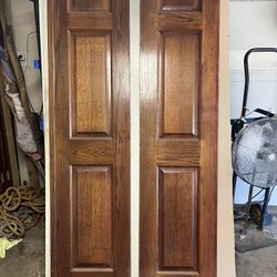 Solid Heavy Wood Pantry Doors 