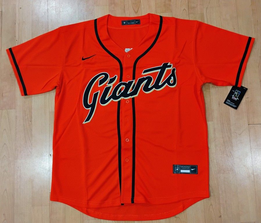 Barry Bonds San Francisco Giants Orange Jersey 