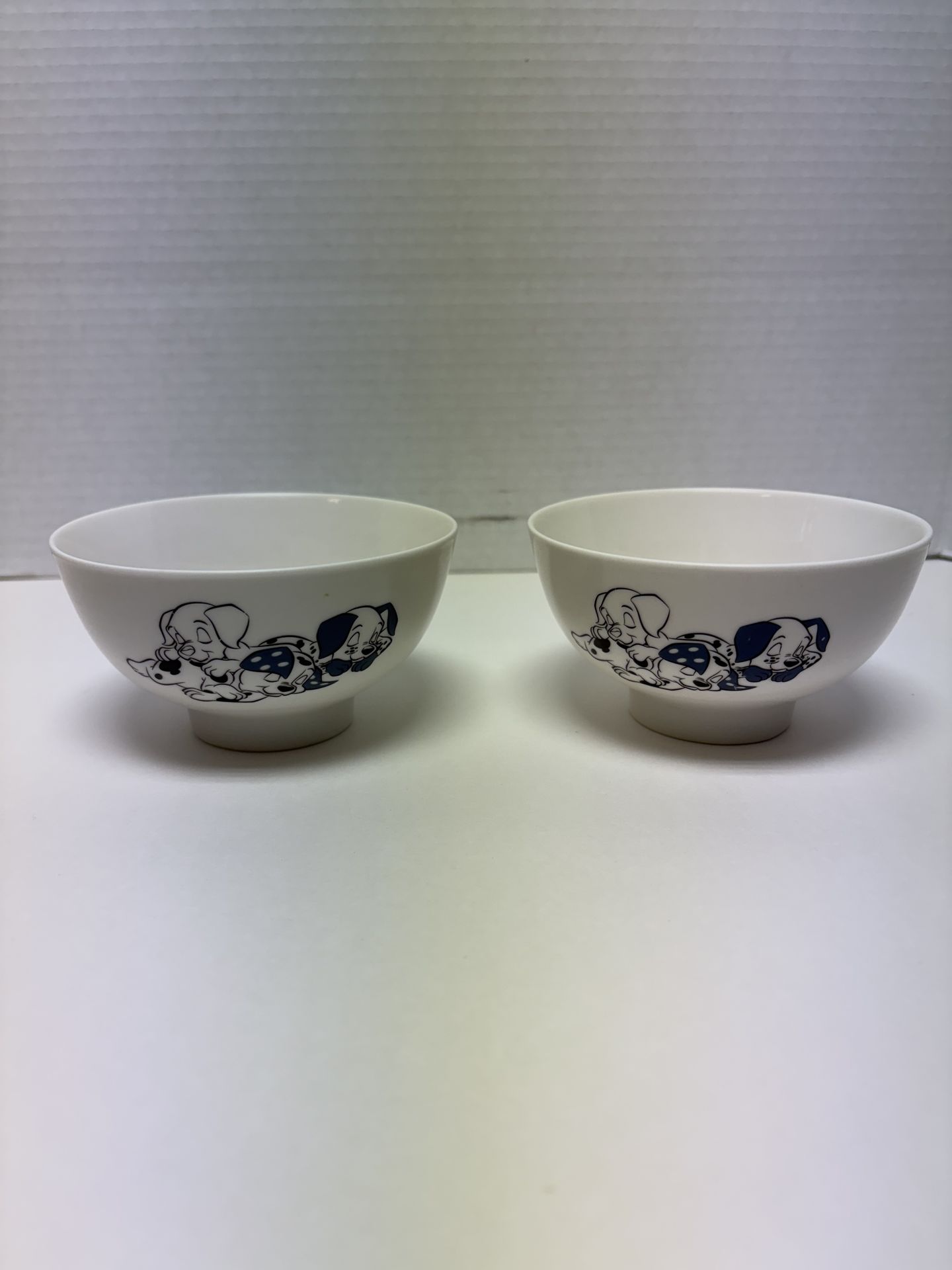 Disney 101 Dalmatians porcelain cereal bowls x 2