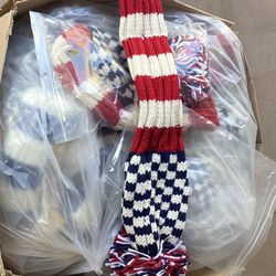 Large lot collection of Golf club protective sock socks approximately 50 in total 