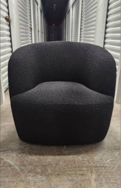 CB2 Swivel Chair Charcoal - lightly used