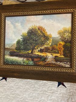 Framed Oil Painting