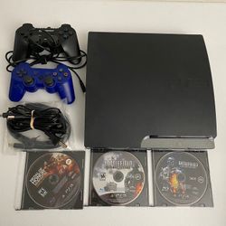 320gb Sony PlayStation 3 Console Bundle Damaged