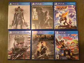 PlayStation 4 Game Lot / PS4 Games – Complete in Box