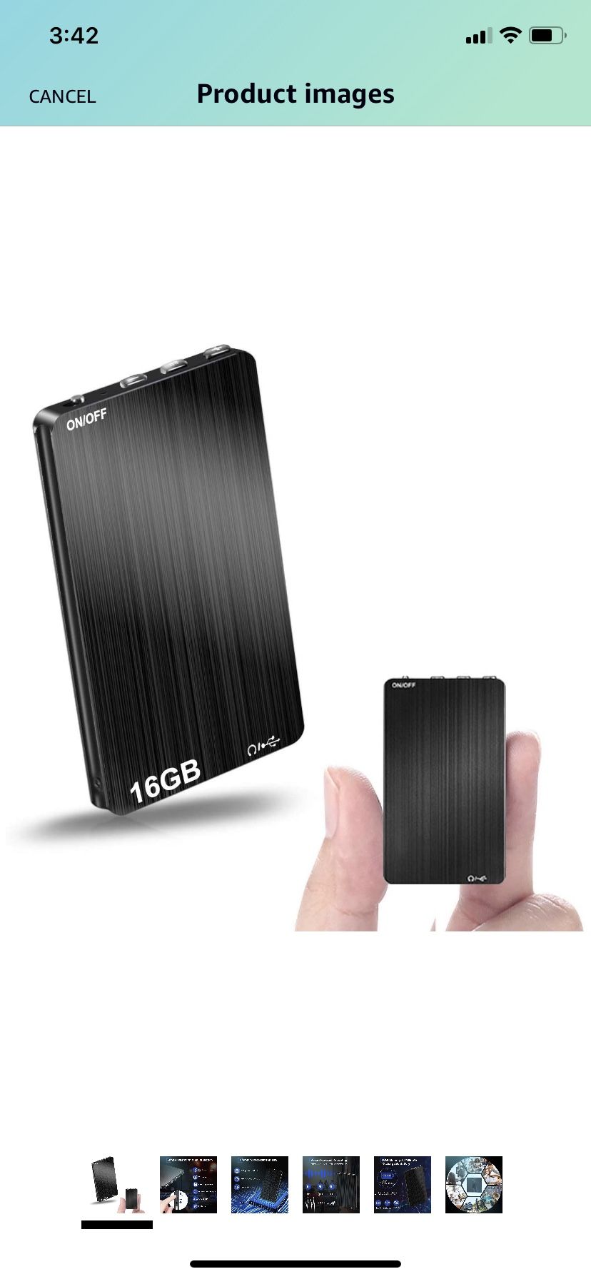 Brand New 16GB Digital Voice Recorder,Henf Voice Activated Recorder with 70 Hours Recording Time,Thinnest Audio Voice Recorder,HD Recording Device wit