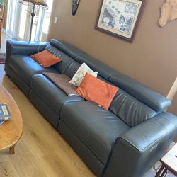 Couch Dual Electric Recliners