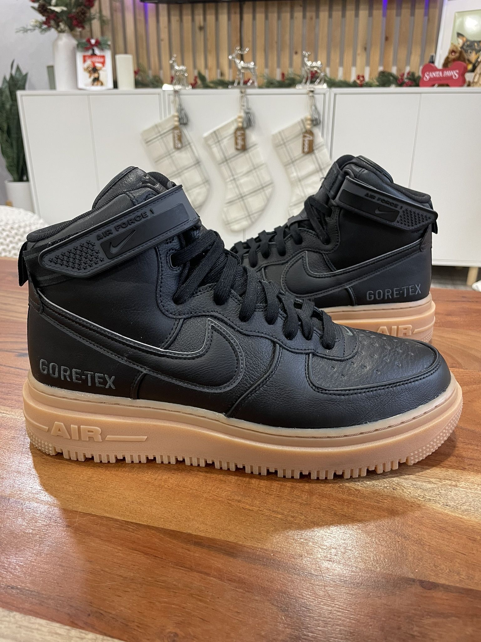 Nike AF1 Goretex GTX Black Leather Boot