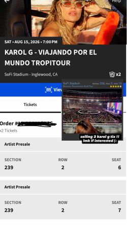 Karol G tix