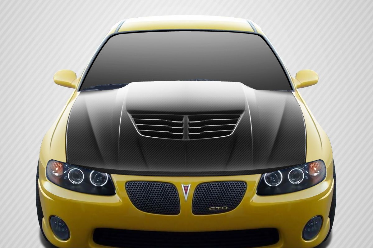 Blemished 2004-2006 Pontiac GTO Carbon Creations DriTech Stingray Z Hood - 1 Piece