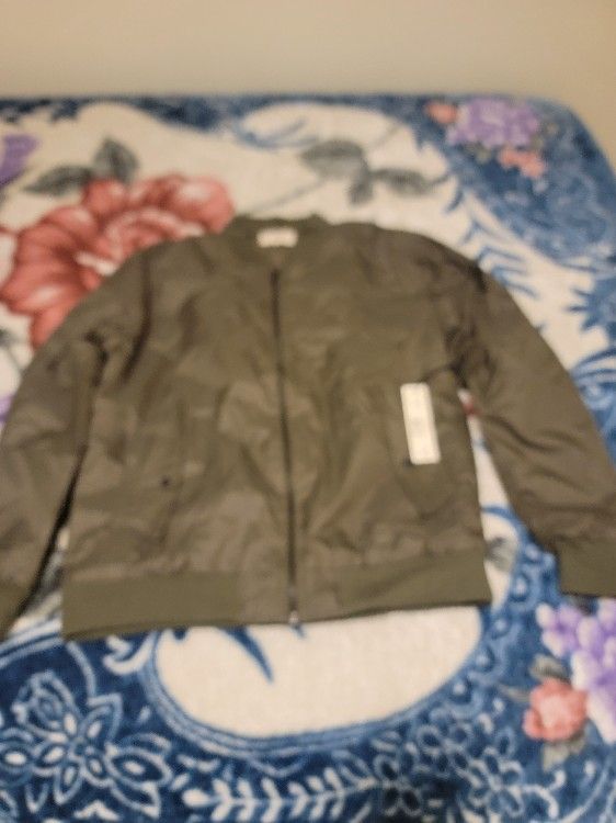 New Zak green bomber jacket $ 30  size XL