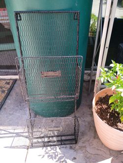 Metal Wire Mesh File Organizer Rack