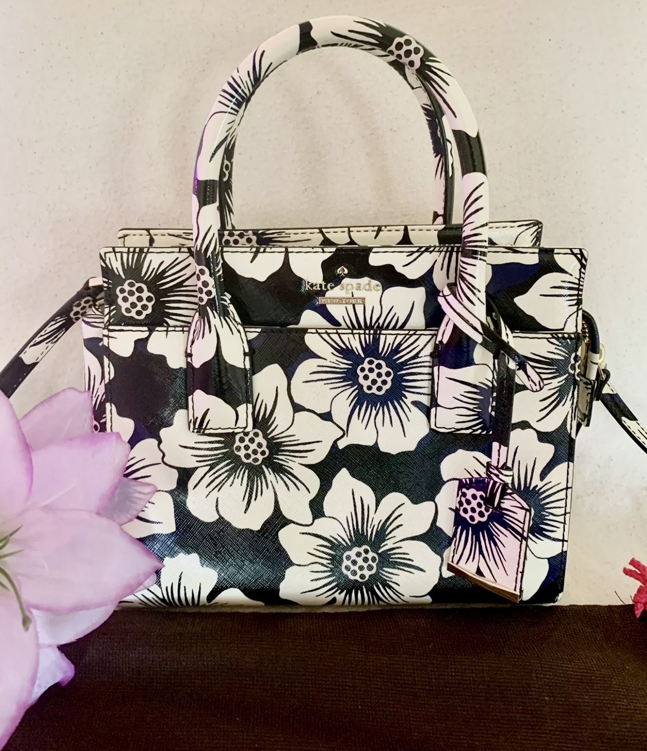 Kate Spade New York Cameron Cadence Floral Mini Satchel &...