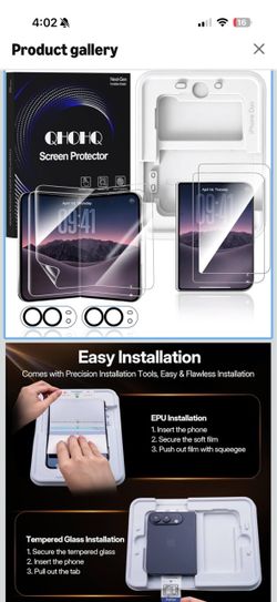 Screen Protector for iPhone Duo