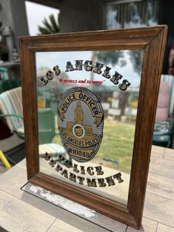 LA PD Badge Mirror