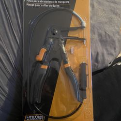 Gear wrench hose clamp pliers