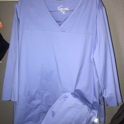 Blue Scrub Set