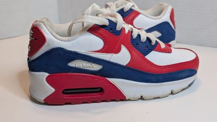 Nike Air Max 90 Sneakers Red White Blue