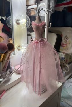 Pink princess Dress Mannequin Jewelry Holder