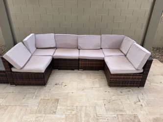 Outdoor patio couch