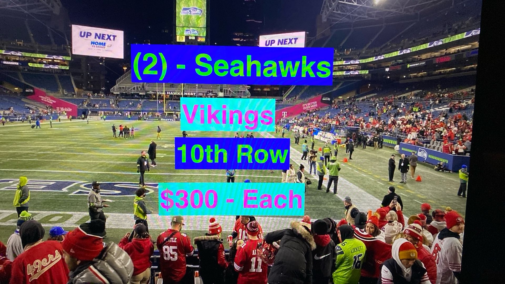 Seahawks Vikings Tickets