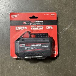 New Milwaukee M18 Forge XC8.0 High Power, High Cooling Battery 