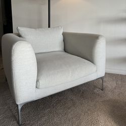 Beige Accent Chair