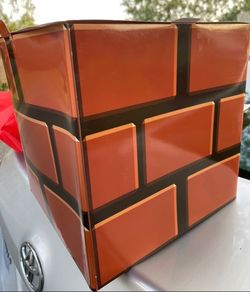 5 Hermosas cajitas decorativas o también para uso de regalos Personaje: Súper Mario Bros 12"x12"