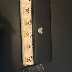 Mickey and Minnie wallet and card holders