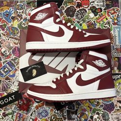 Sz 9.5 Jordan 1 High Og- Artisenal Red