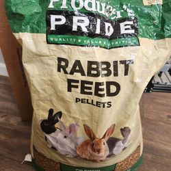 Large Bag Of Rabbit Feed (Opened)