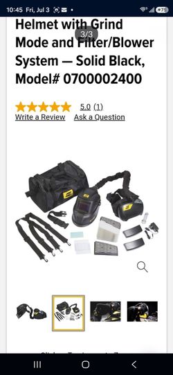 ESAB PAPR welding hood  system