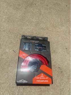 12 '' pioneer speaker in box with amp and full wire kit