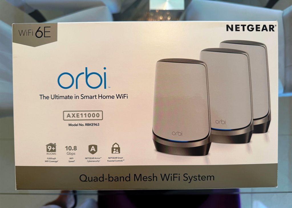 Netgear Orbi RBKE963-100NAS WiFi 6E Mesh System