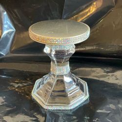 Candle Holder New 4x3 1/2 Inches Handmade