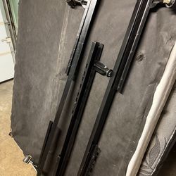 Queen bed with box spring and frame