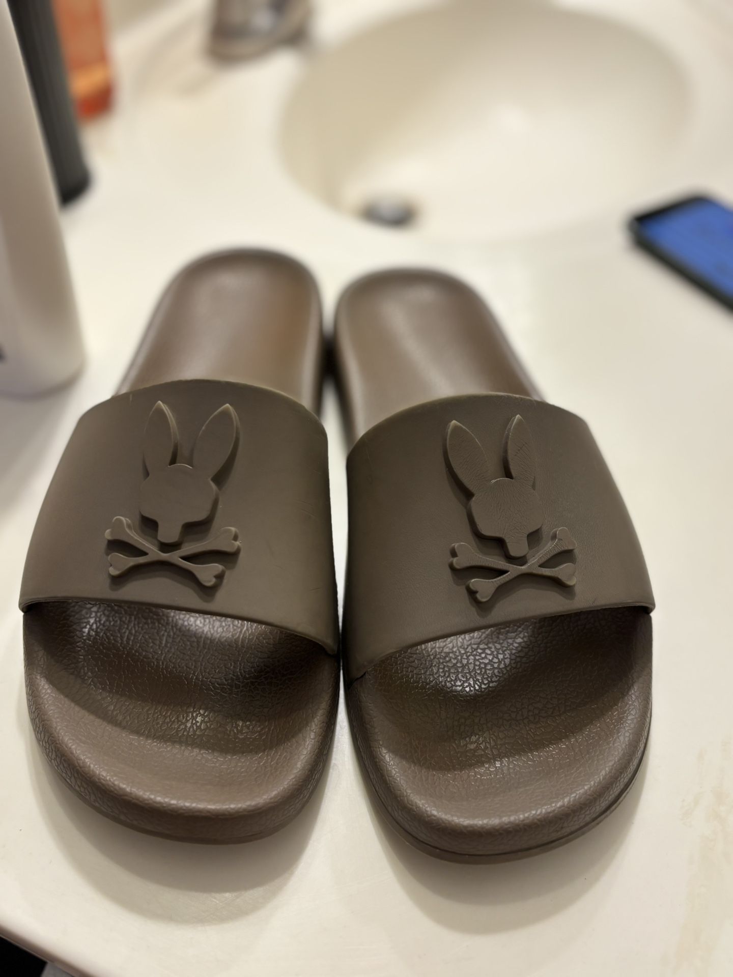 Psycho Bunny Tan Slides