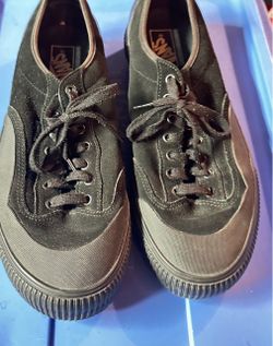 Vans Destruct SF Black Monochrome Skate Surf Shoes - Men's Size 12 (Like New